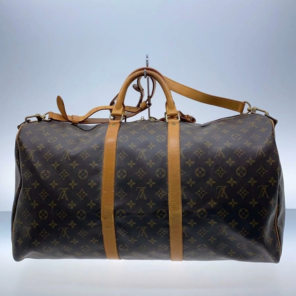 Authentic Louis Vuitton keepall 60 bandouliere travel unisex monogram